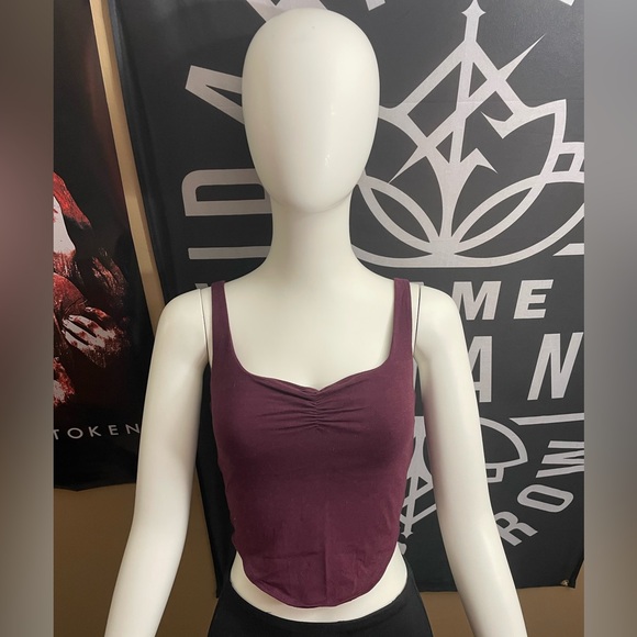 Victoria’s Secret Pink 2024 Base Ballet Bra Top Camisole Size Medium Wild Rose - Picture 1 of 10